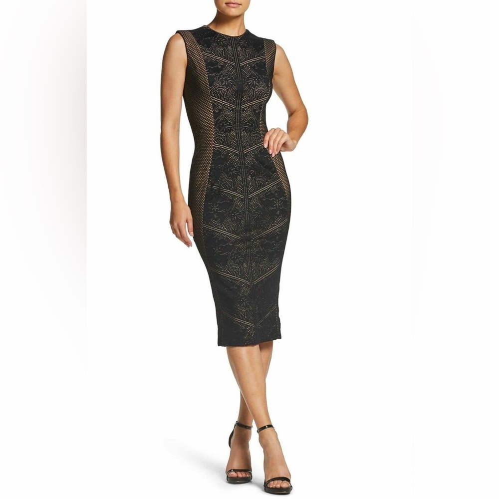 Dress the population midi body con dress